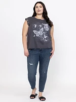 Women's Butterfly Grommet Tee