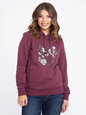 Women's Skull Popover Hoodie