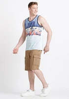 Men's Colour Block Tank