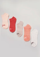 Women's SUGAR Blush Pink No Show Socks