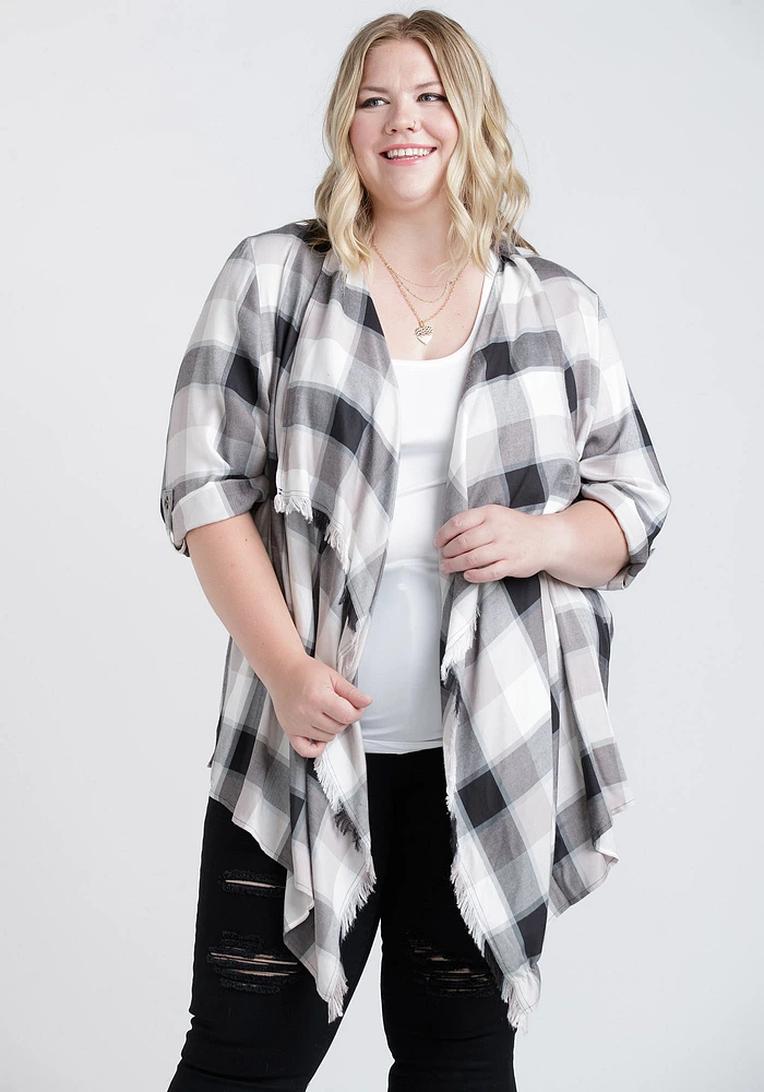 Women's Plaid Wrap