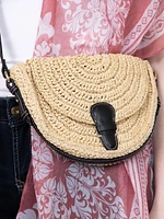 Women's Straw Crossbody Bag