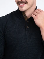 Men's Button Henley