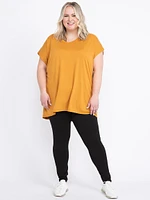 Women's V Neck Legging Tee