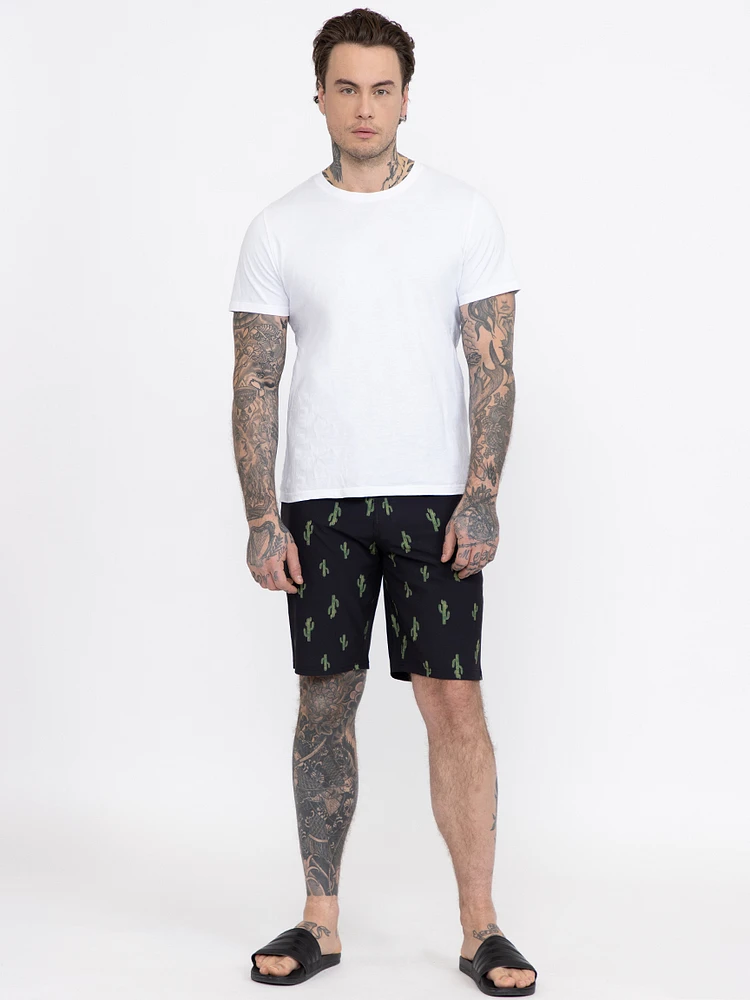 Men's Printed Cactus Board Shorts