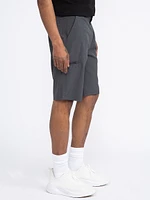 Men's Charcoal Cargo Hybrid Shorts