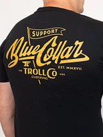 Men's Support Blue Collar Tee