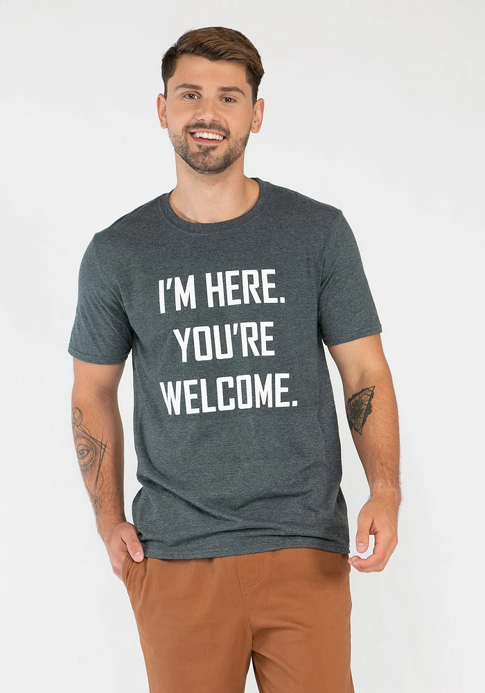 Mens I'm Here Tee