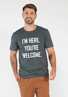 Mens I'm Here Tee