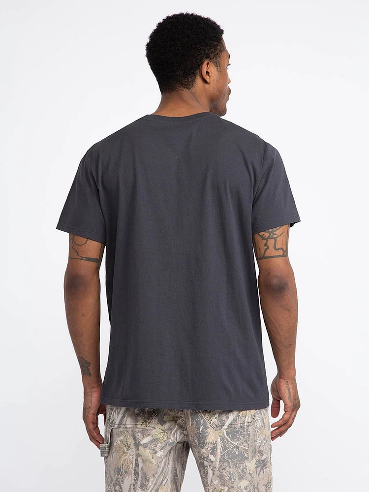 Men's Solid Crew Neck Tee