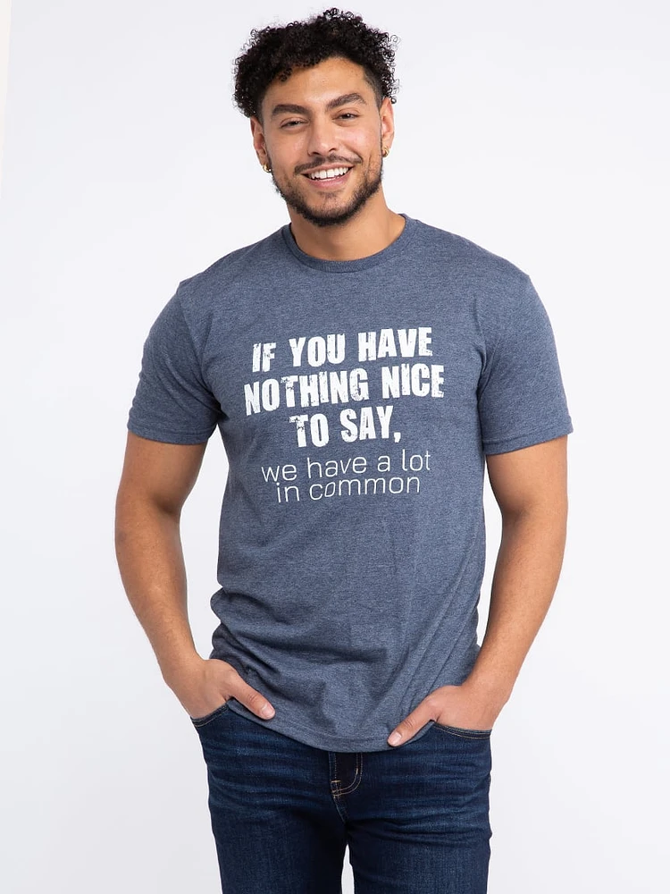 Men's Nothing Nice to Say Tee