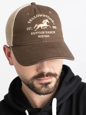 Men's Yellowstone Horse Embroidery Hat