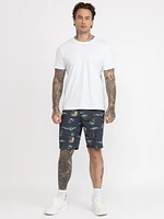 Men's Printed Tropical Board Shorts