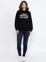 Women's Swearing Will Help Hoodie