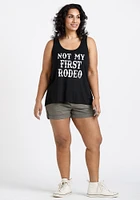 Women's Not My First Rodeo Racerback