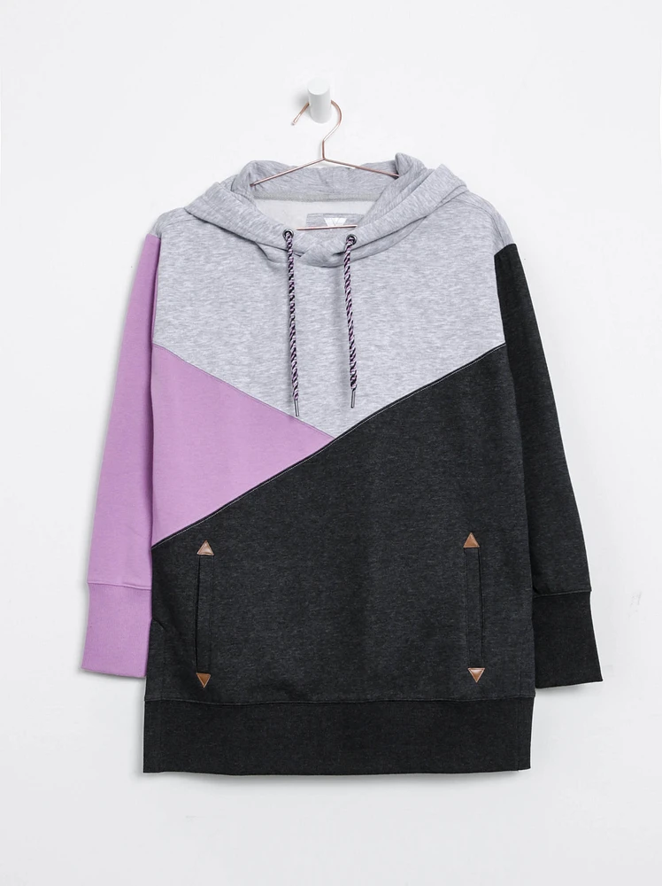 Women's Colour Block Hoddie