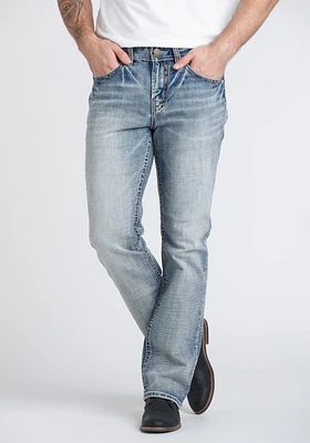 Men's Light Wash Classic Bootcut Jeans