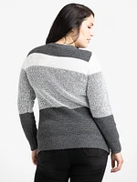 Women's Colour Block Sweater