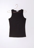 Women's Ribbed Square Neck Tank