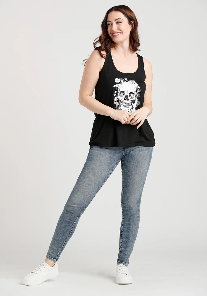 Women's Skull Racerback Tank