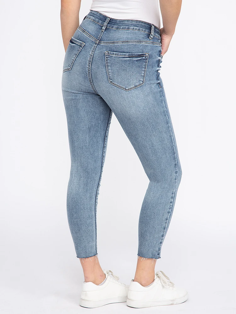 Women's Destroyed Ankle Skinny Jeans