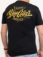 Men's Support Blue Collar Tee