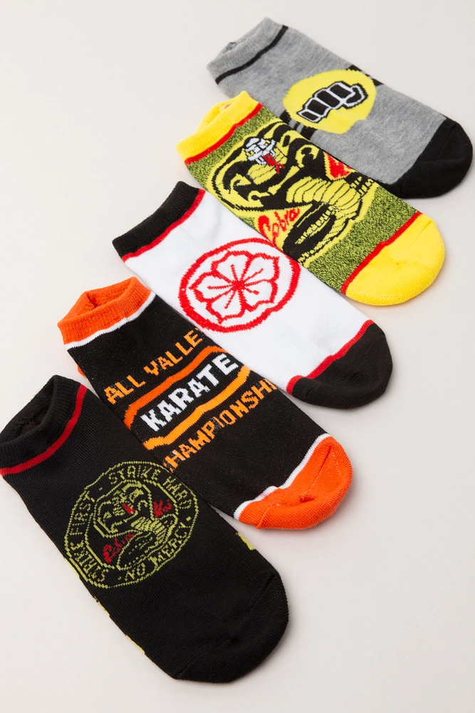 Women’s 5 Pack Cobra Kai Championship Ankle Socks