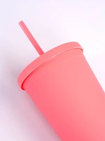 24oz Coated Beverage Tumbler