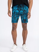 Men's Psychedelic Board Short