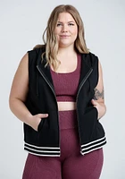 Women's Crop Zip Hoodie