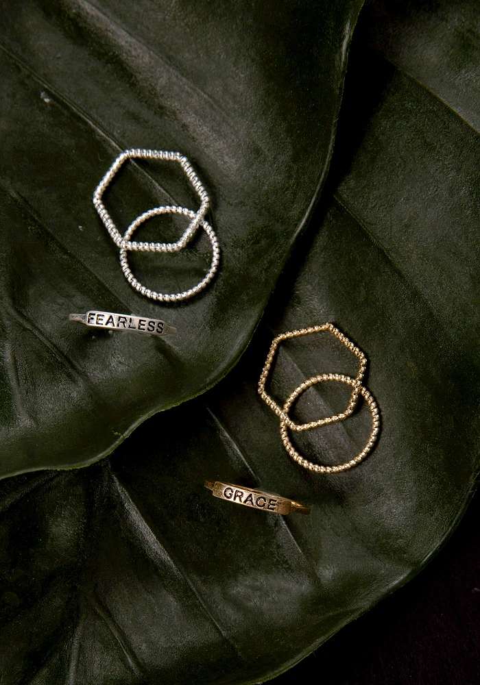 Women's Fearless Grace Rings