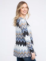 Women's Zig Zag Cardigan