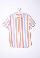 Men's Multicolour Striped Shirt