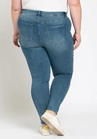 Women's Plus High Rise Destroyed Skinny Jeans