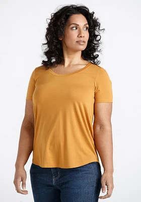 Women's Scoop Neck Drapey Tee