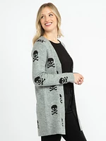 Women's Skull Cardigan