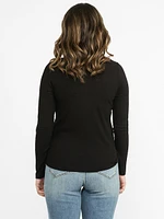 Women's Rib Long Sleeve Henley