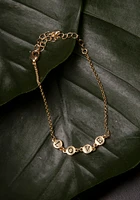 Delicate LOVE Gold Anklet