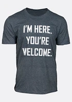 Mens I'm Here Tee