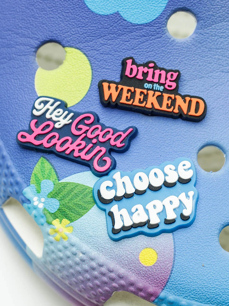 Good Vibes Shoe Charms