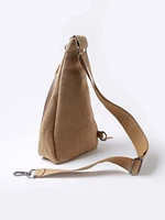 Women's Faux Suede Sling Bag