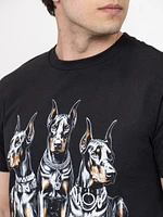 Men's 3 Chained Dobermans Tee