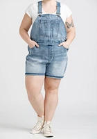 Women's Cuffed Denim Relaxed Fit Shortall