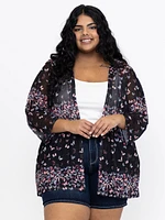 Women's Butterfly Mesh Cardigan