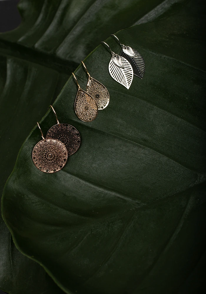 Filagree Trio Earrings