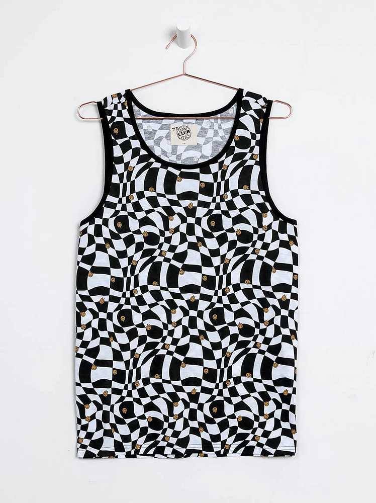 Men's Checkerboard Tank