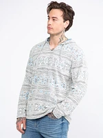 Men's Geometric Popover Hoodie