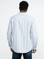 Men's Striped Oxford Shirt