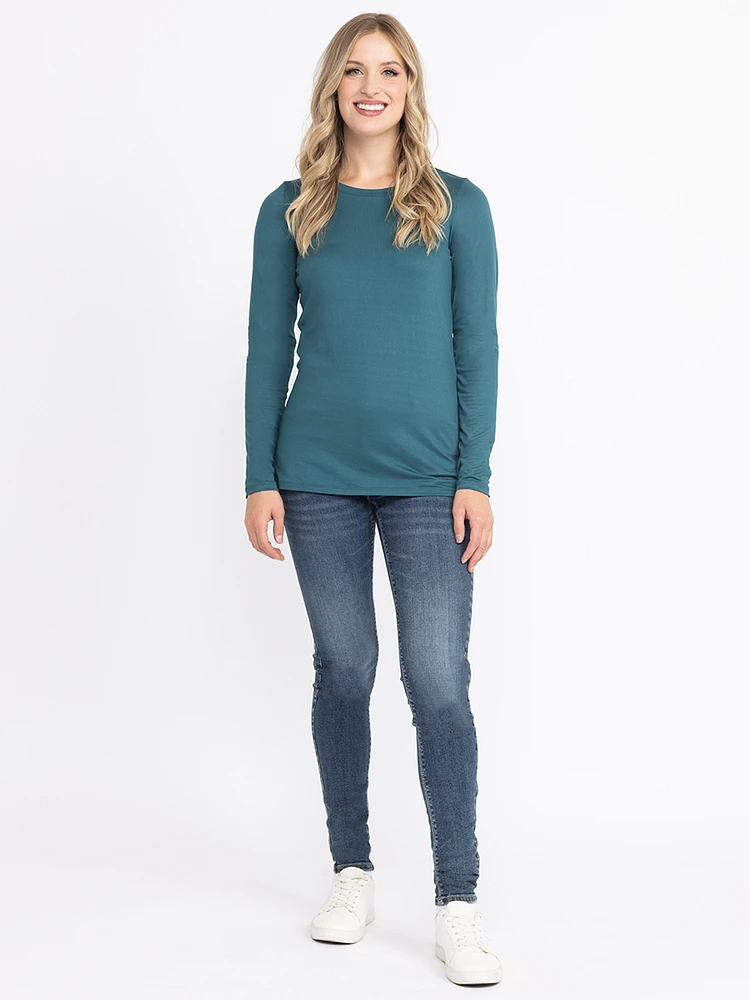Women's Crew Neck Long Sleeve Tee