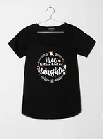 Women's Naughty Scoop Neck Tee